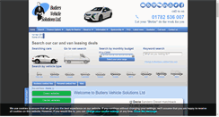 Desktop Screenshot of butlersvehiclesolutionsltd.co.uk